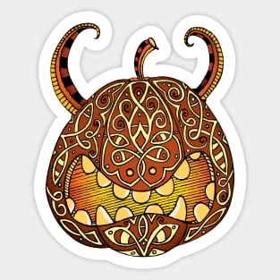 Celtic pumpkin Sticker